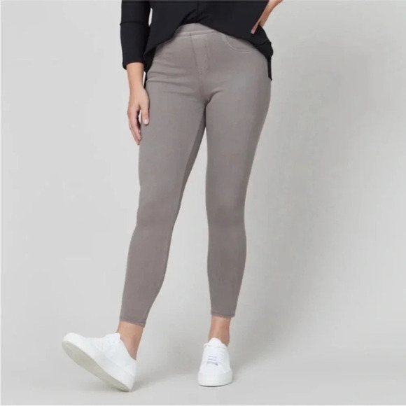 Spanx Jeanish Gray Ankle Jeggings - Picture 1 of 10